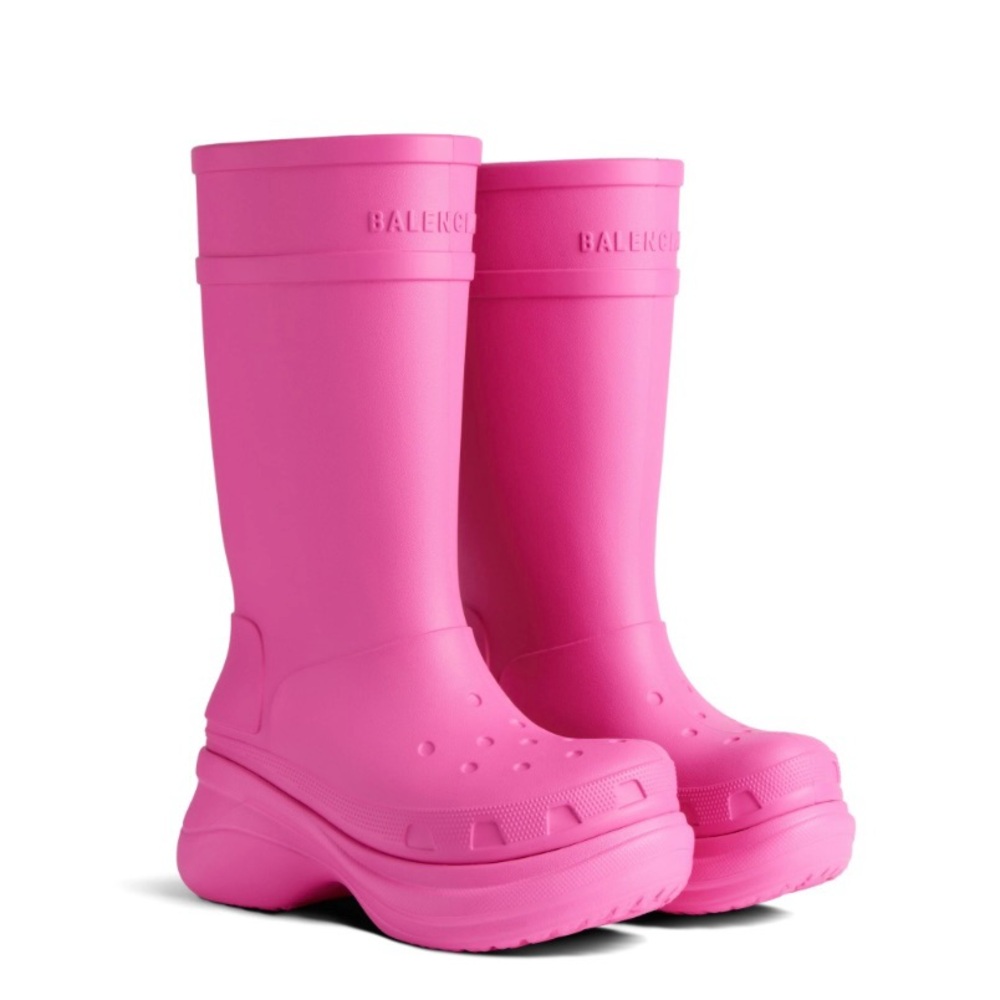 Balenciaga Vibrant Pink High Boots